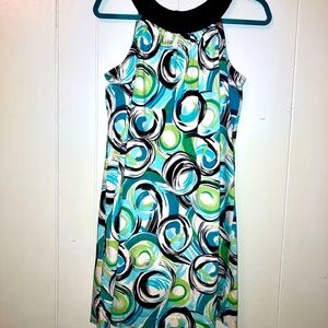 AGB Dress A-line dress in Geometric print size 10